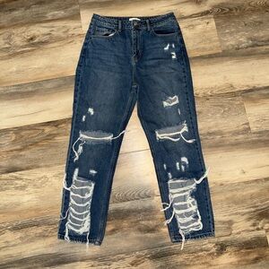 Cello Distressed Blue Jeans